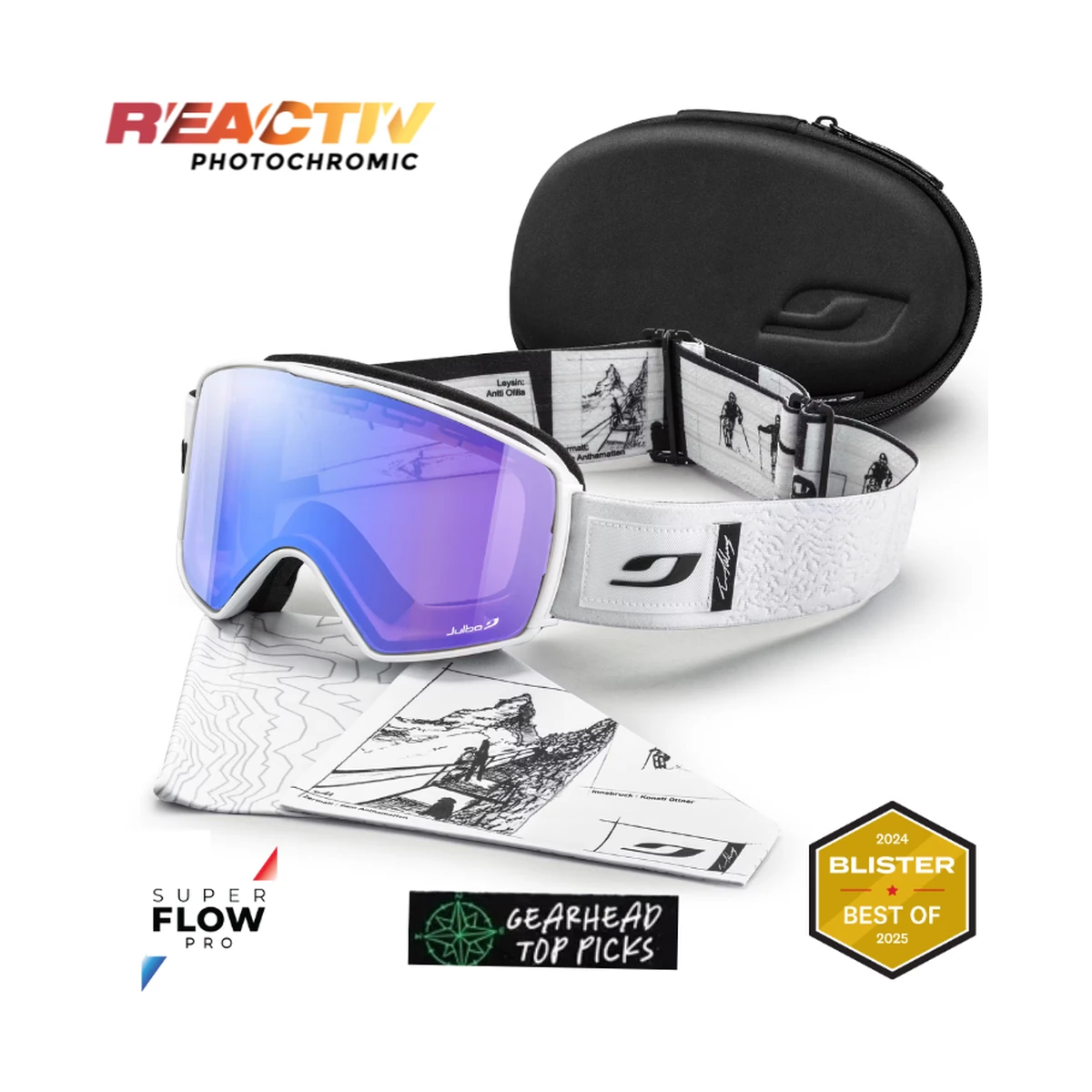 Julbo Launcher Reactiv 0-4 Blanc