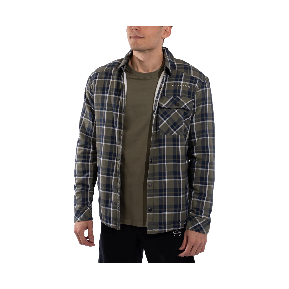 La Sportiva Rambler Lined Flannel Shirt Cypress/Night Sky