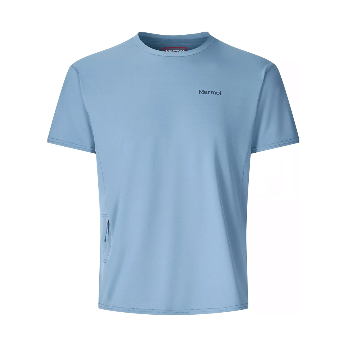 Marmot AirExchange UPF 50 Crew SS Blue, maglia leggera a maniche corte con protezione solare