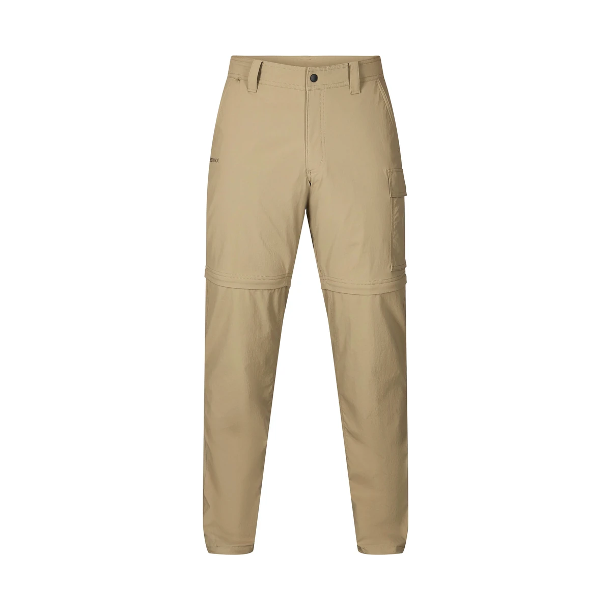 Marmot Trailway Convertible Pant Beige, vielseitige Zip-Off-Hose für Wandern und Trekking