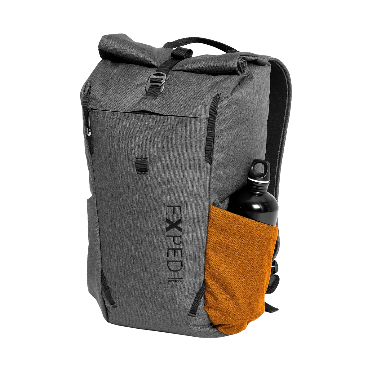Metro 20, leichter Tagesrucksack für Alltag und Outdoor black melange