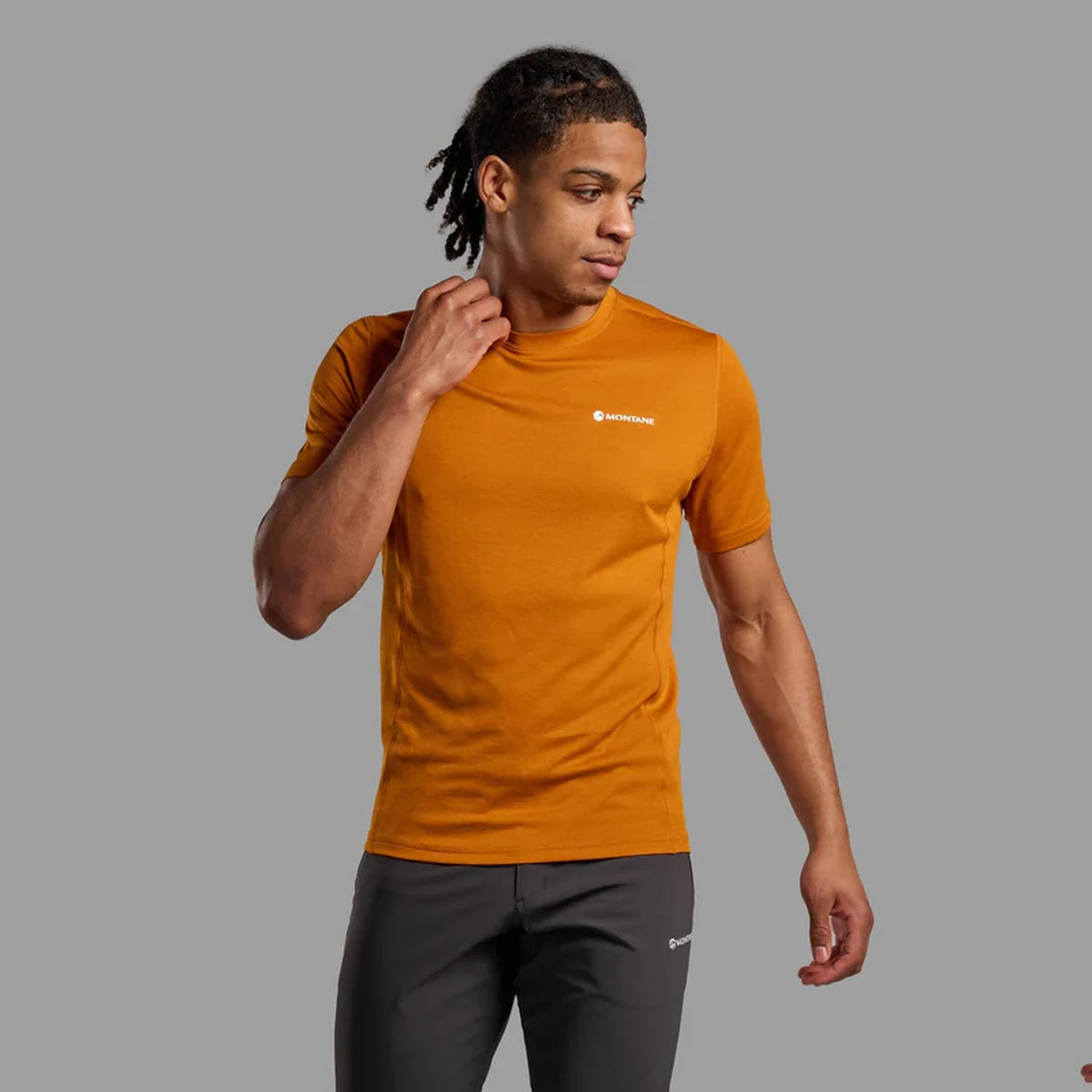 Montane Dart T-Shirt Orange, leichtes Funktionsshirt für Bergsport und Outdoor (Bild 2)