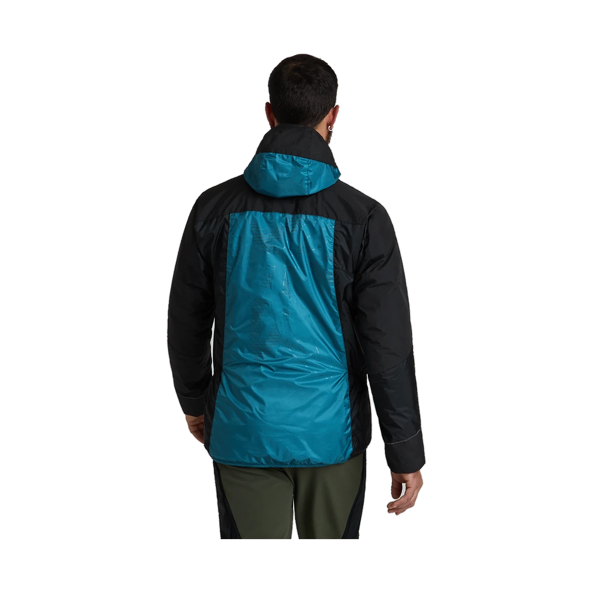 Montura Skisky Evo Hooded Jacket Steel Blue Sunny Lime, view 3