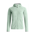 Ortovox Fleece Light Grid Hoody W Green Acid, felpa fleece leggera da donna per montagna e outdoor