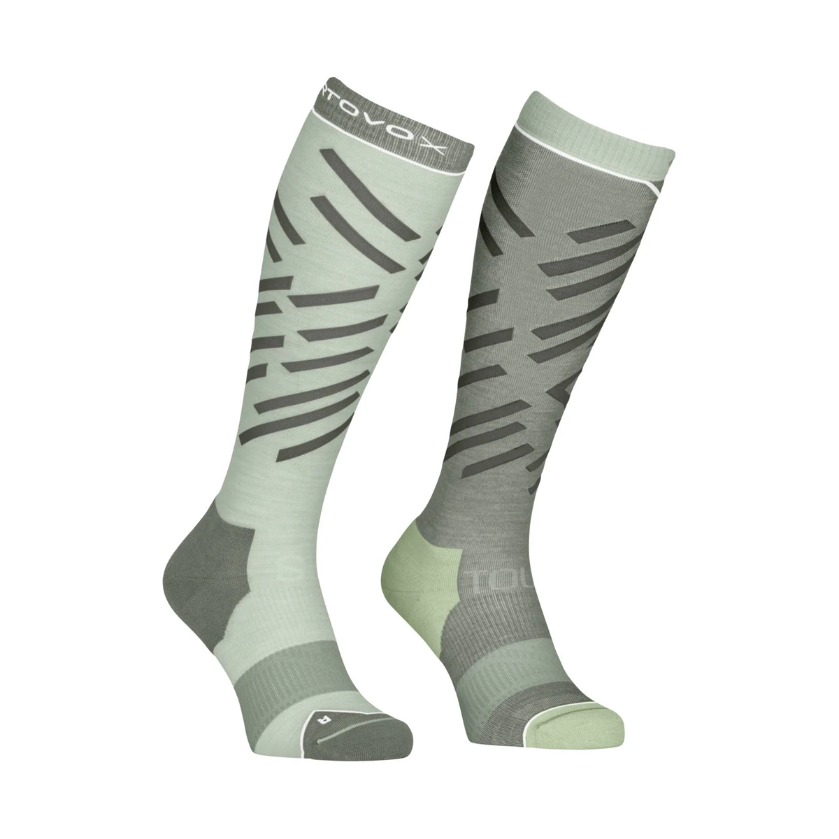 Ortovox Ski Tour Long Socks W Green Acid