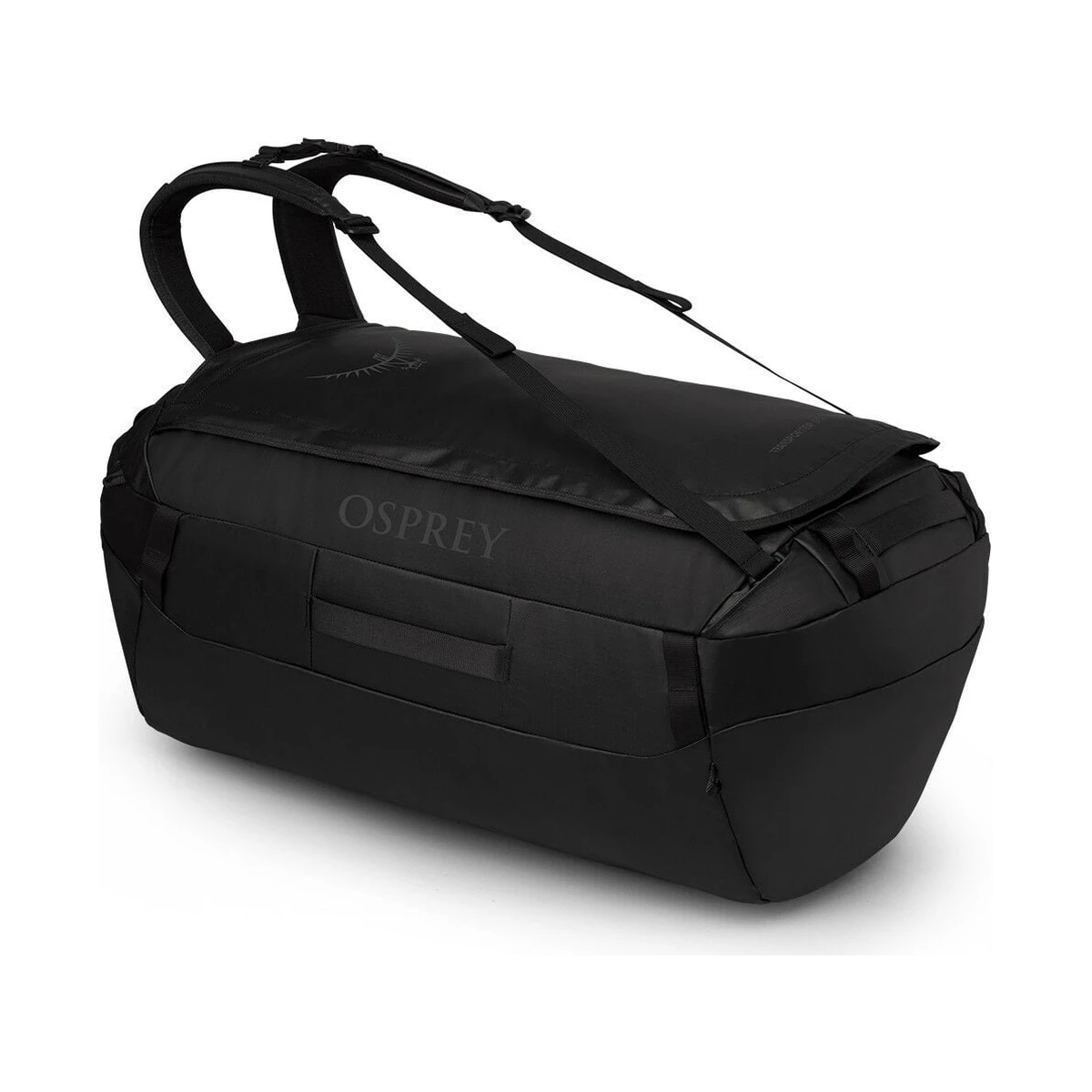 Osprey Transporter Duffel 95 Black, borsone da viaggio resistente per outdoor e spedizioni