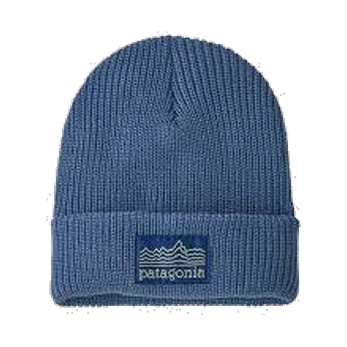 Patagonia Cindr Beanie Hut tripper logo:Corbalt blue