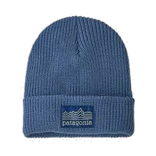 Patagonia Cindr Beanie Hut tripper logo:Corbalt blue