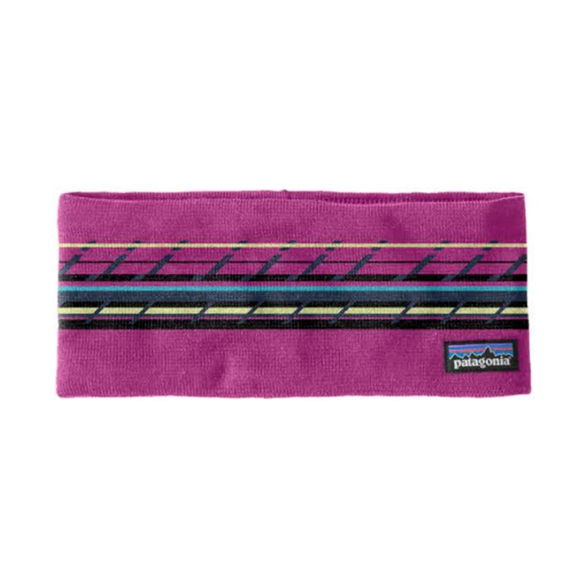 Patagonia Powder Town Headband Mountain minded geo:amaranth pink