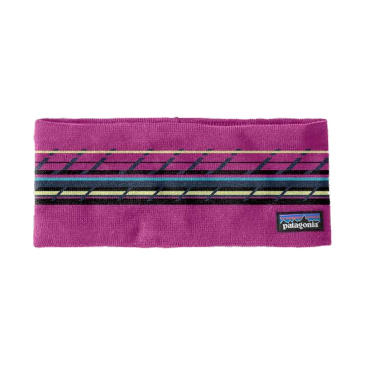 Patagonia Powder Town Headband Mountain minded geo:amaranth pink