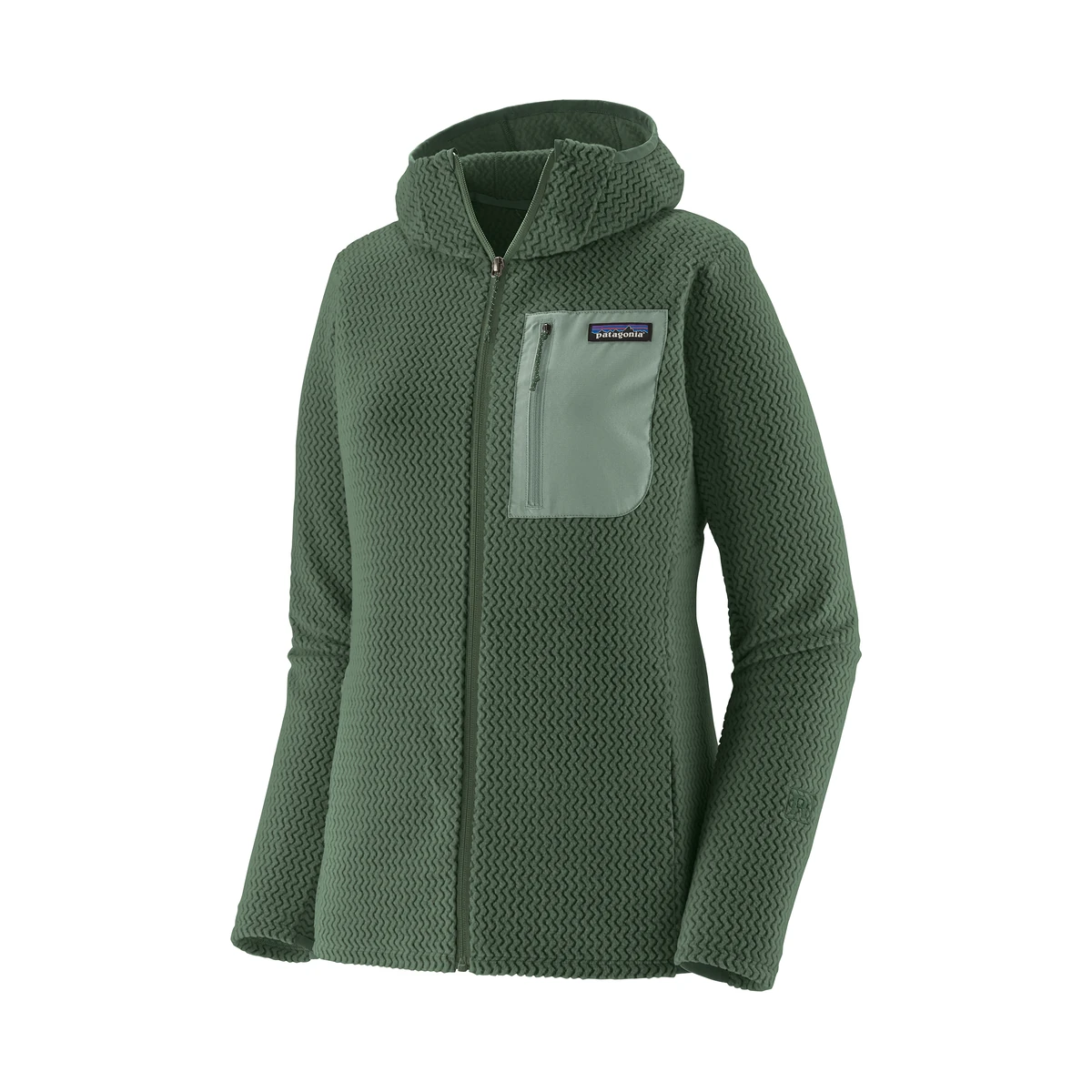 Patagonia R1 Air Full Zip Hoody W Canopy Green