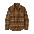 Lightweight Fjord Flannel Shirt W Evergreen Fjord: Berrry Fig
