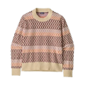 Recycled Wool-Blend Crewneck Sweater W Dappled: Den Brown