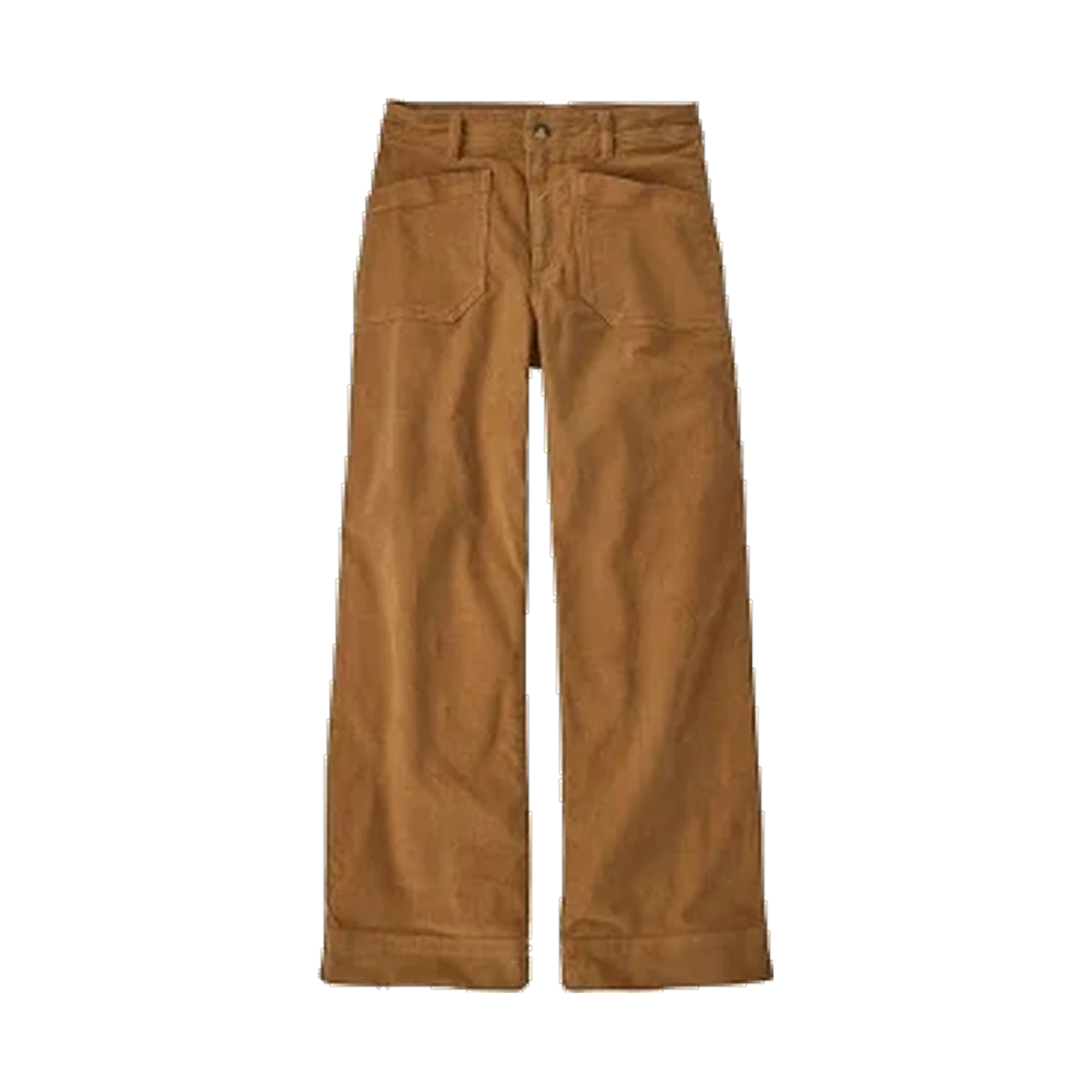 Wilde Leg Cord Pants W Den Brown