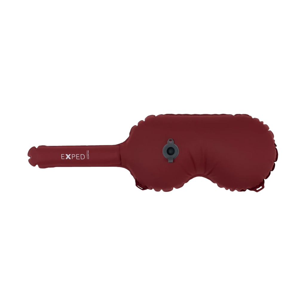 Pillow Pump Red, Kissen und Pumpe in einem für Outdoor und Camping burgundy