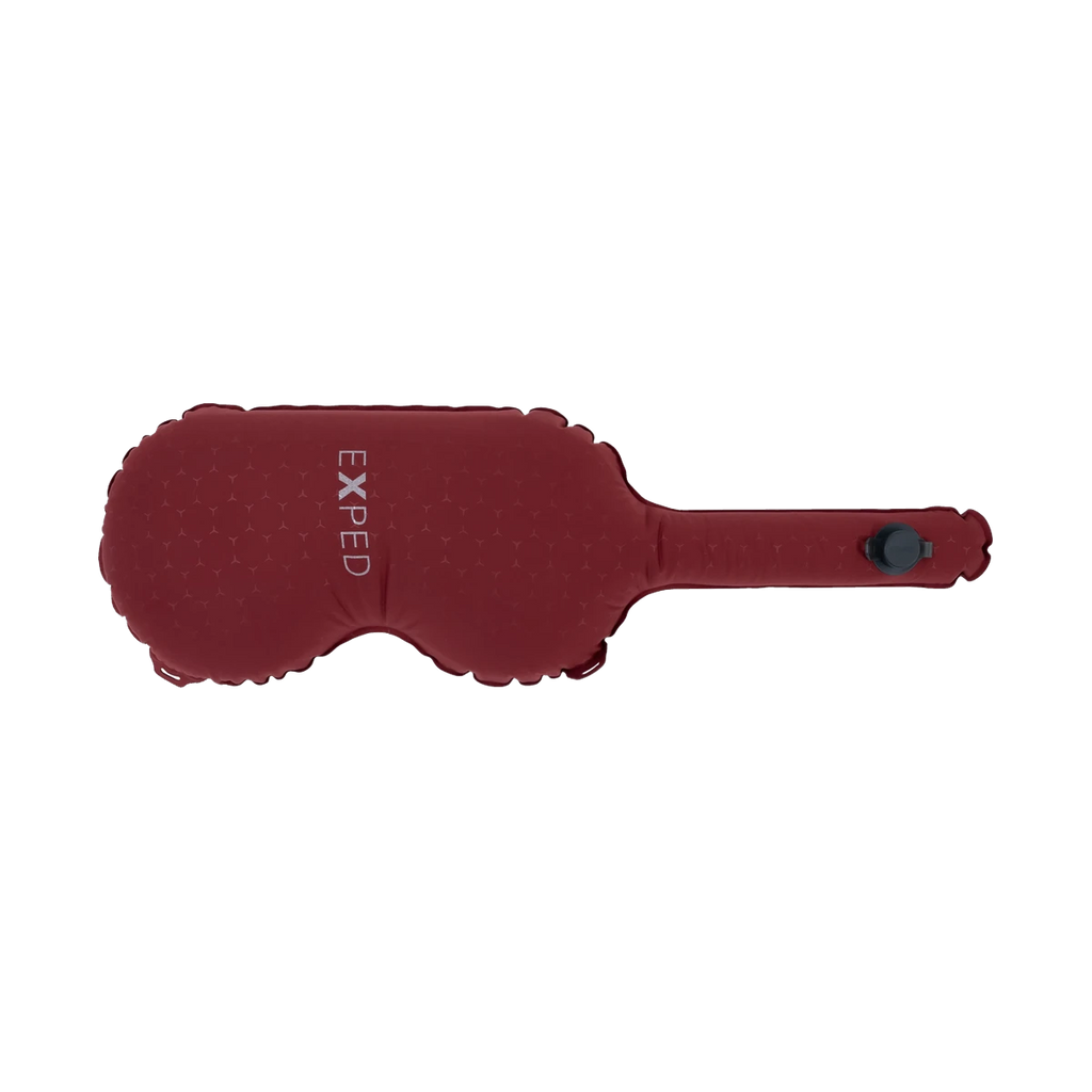 Pillow Pump Red, Kissen und Pumpe in einem für Outdoor und Camping burgundy