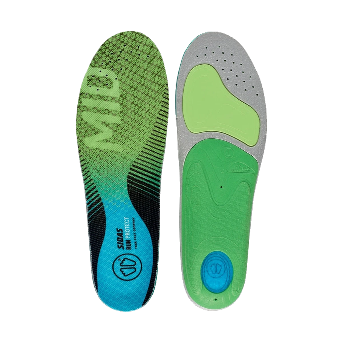 3Feet Run Protect Insoles Mid green