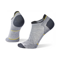 Smartwool Run Zero Cushion Low Ankle Grey, leichte Laufsocken für Running und Training