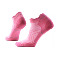 Smartwool Run Zero Cushion Low Ankle W Pink, leichte Damen-Laufsocken für Running und Training