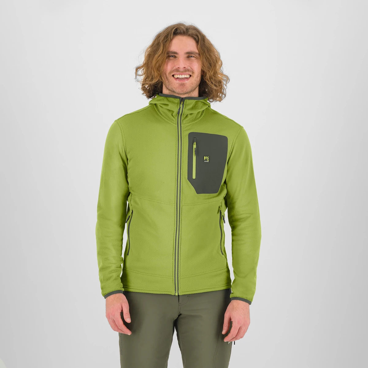 Karpos Antermoia Hoodie Fleece Dark Citron