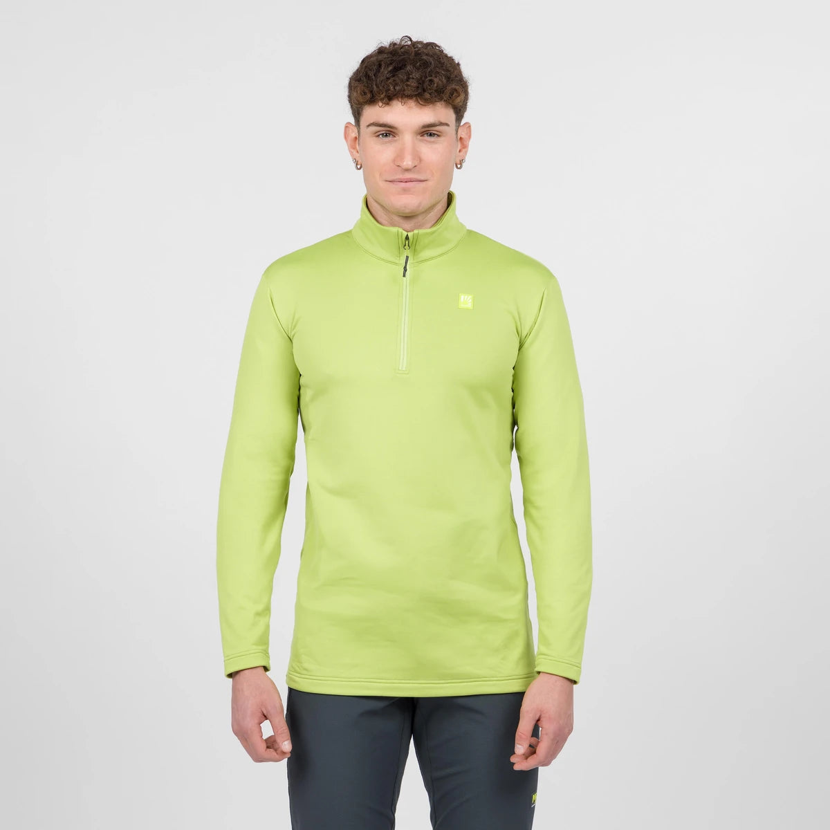 Karpos Pizzocco Evo Half Zip Fleece Dark Citron