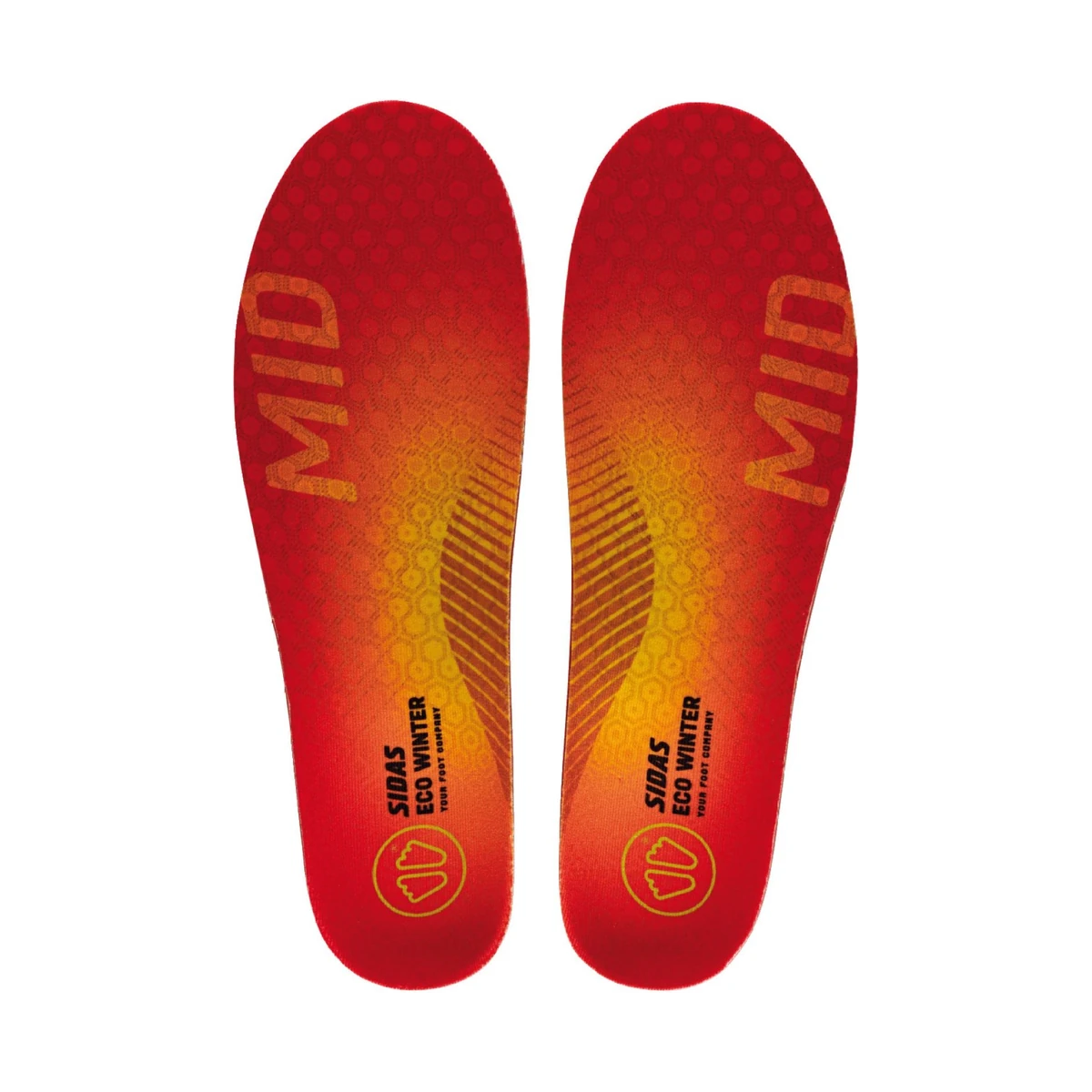 Sidas 3Feet Eco Winter Insoles Mid Red