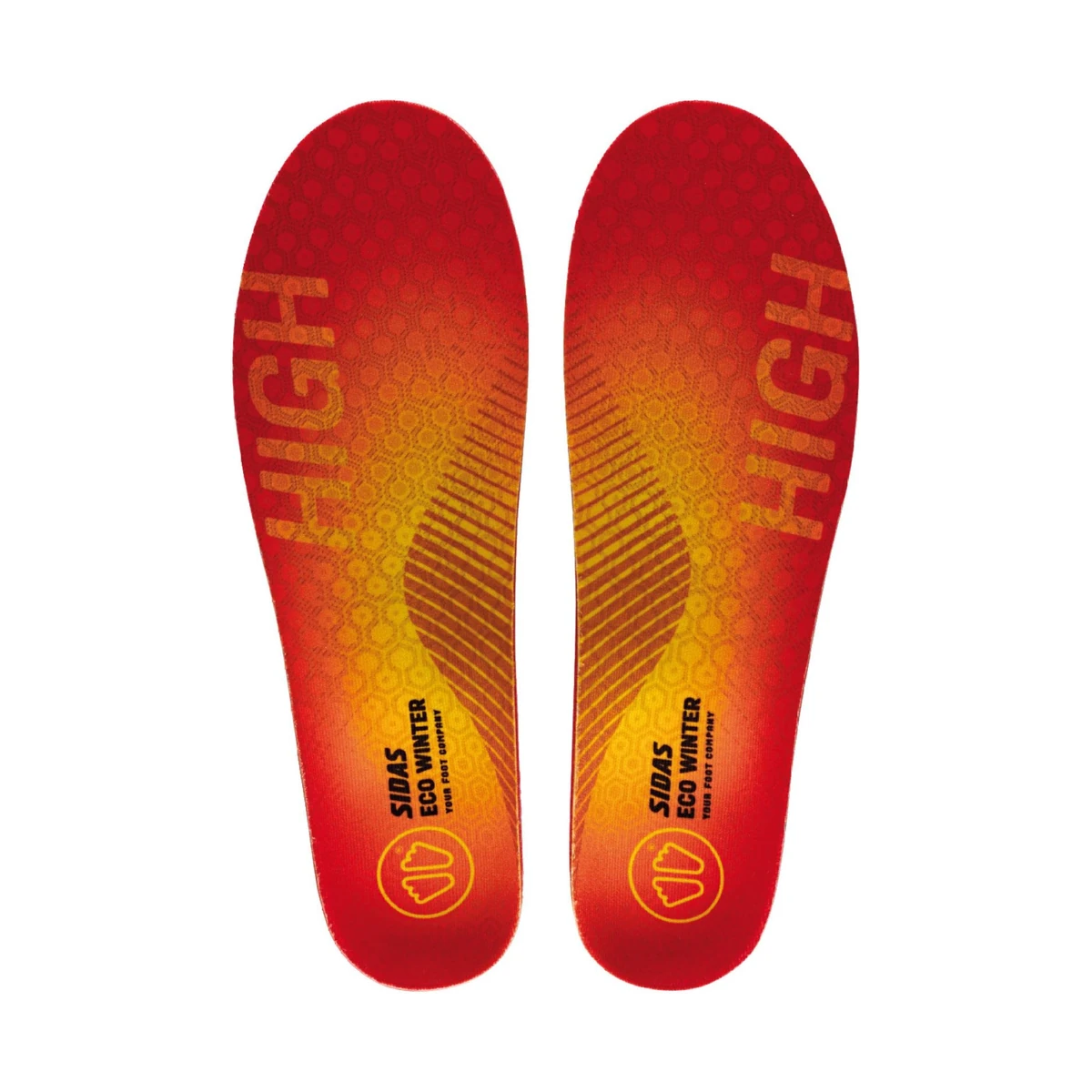 Sidas 3Feet Eco Winter Insoles High Red