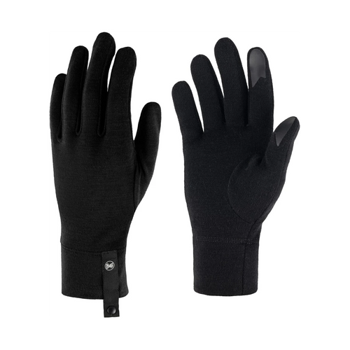 Buff Merino Midweight Gloves Black/Black