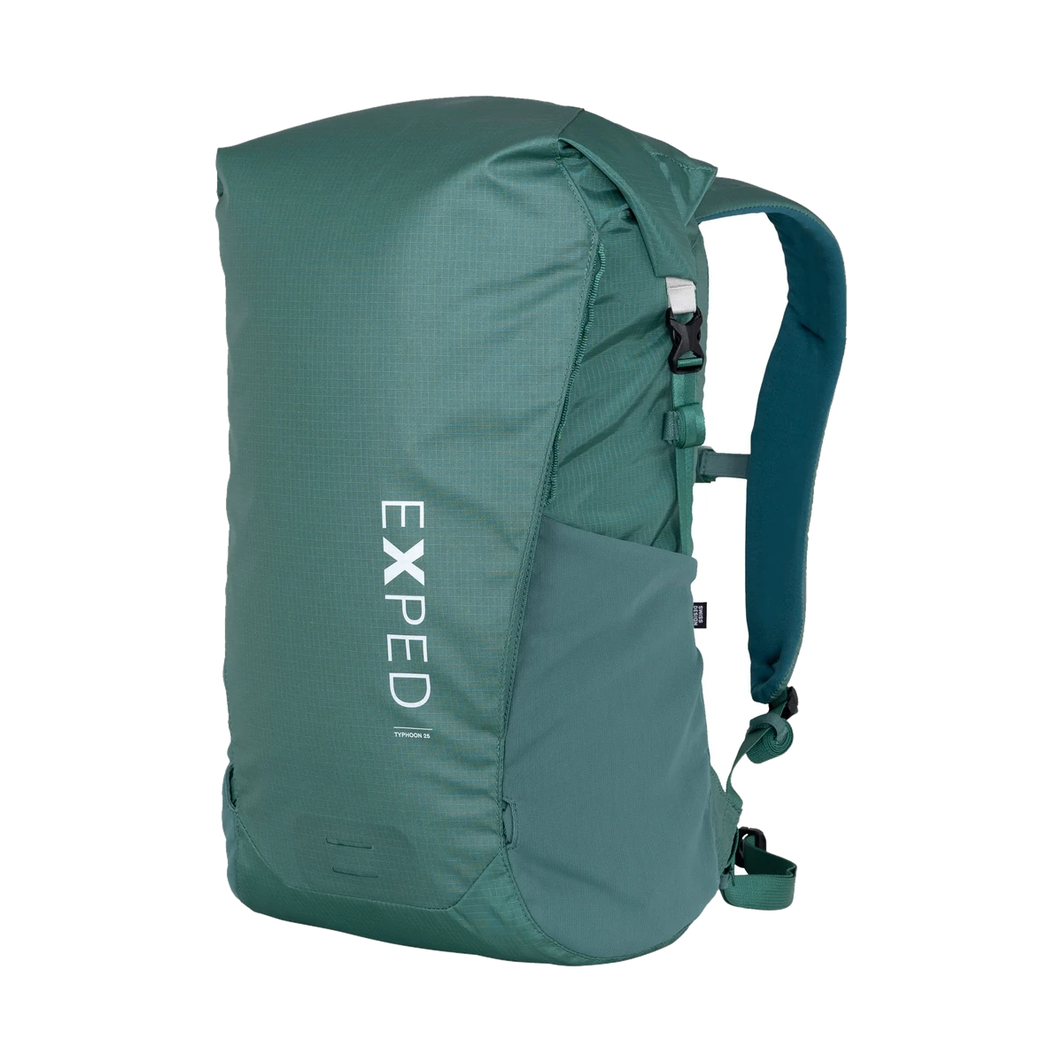 Typhoon 25 Green, wasserdichter Tagesrucksack für Wandern, Bike und Alltag teal