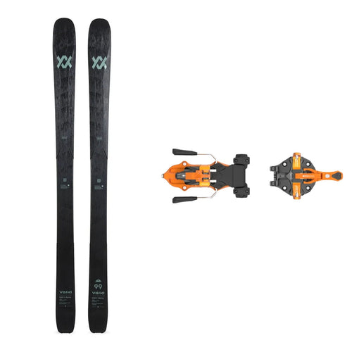 Set: Völkl Rise 99 V-Werks Black + ATK Freeraider 15 Evo