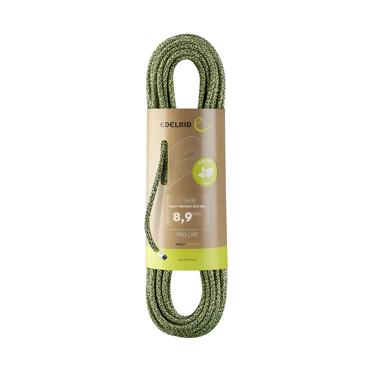 Edelrid Swift Protect Eco Dry 8.9mm 70m GREEN